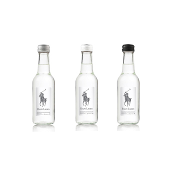 330ml Glass bottle of water with personalised label