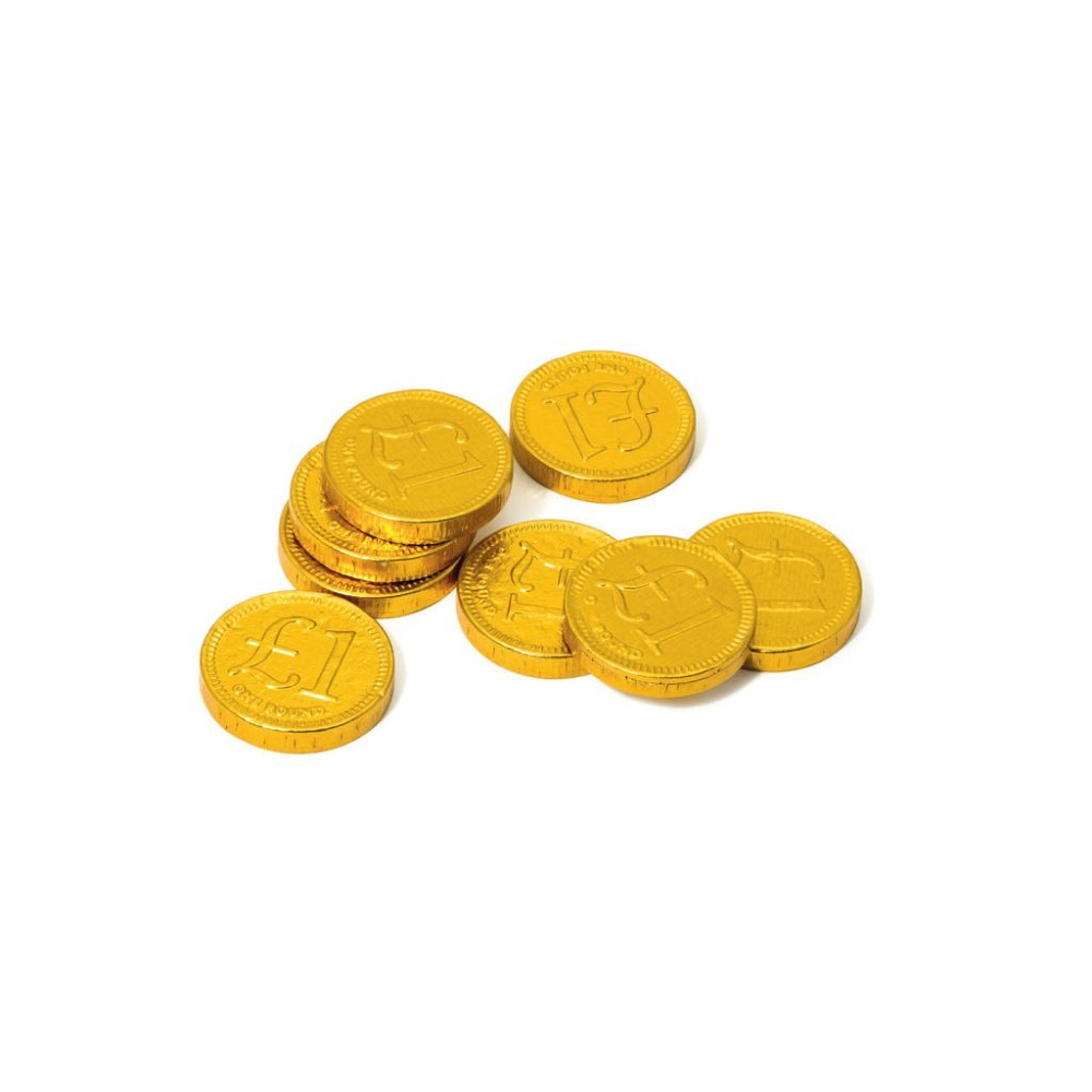 Branded Chocolate Money Coins Printed Pouch Branded Confectionery