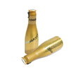 small gold sparkling wine bottles