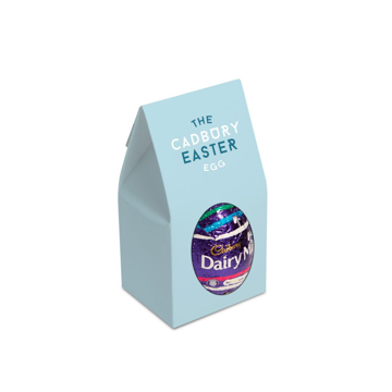 Cadburys easter egg in a branded card outer box